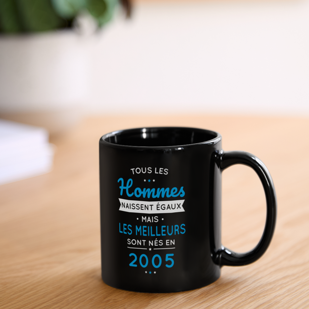 Mug uni - Anniversaire 20 Ans - Les meilleurs sont nés en 2005 - noir