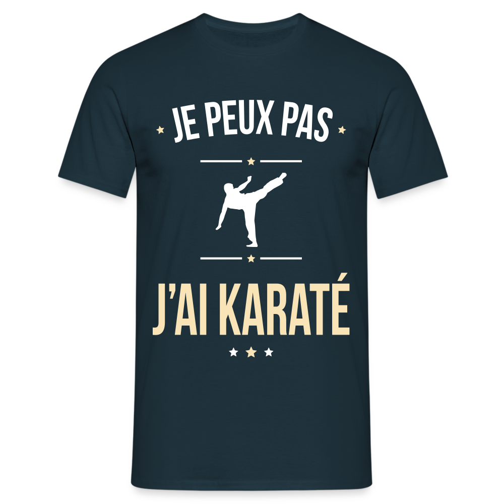 T-shirt Homme - Je peux pas j'ai Karaté - marine