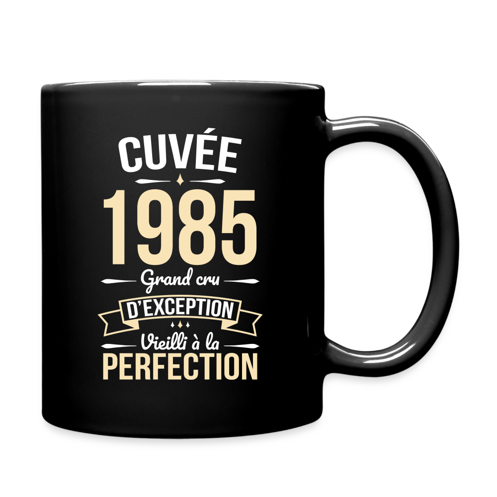 Mug uni - Anniversaire 40 Ans - Cuvée 1985 - noir