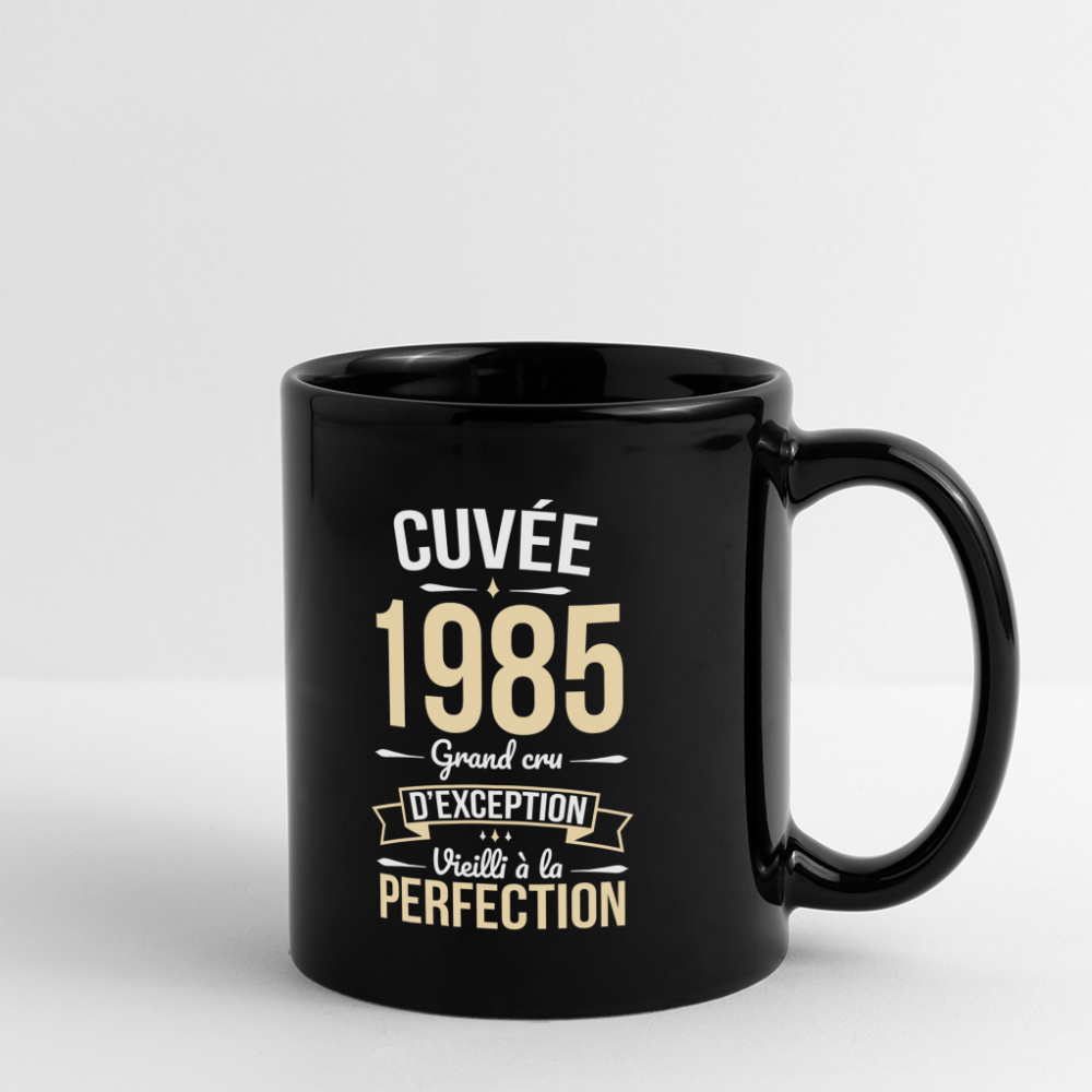 Mug uni - Anniversaire 40 Ans - Cuvée 1985 - noir