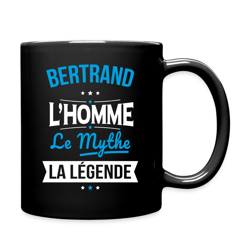 Mug uni - Bertrand - l'Homme - le Mythe - la Légende - noir