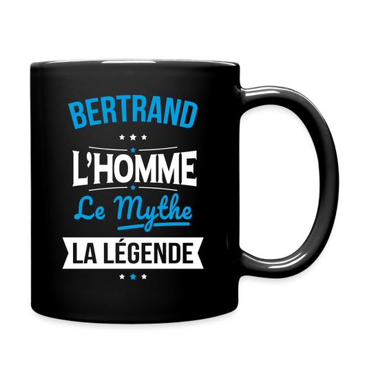 Mug uni - Bertrand - l'Homme - le Mythe - la Légende - noir