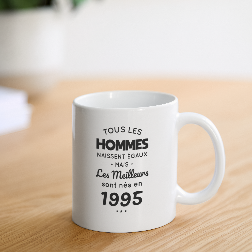 Mug blanc - Anniversaire 30 Ans - Les meilleurs sont nés en 1995 - blanc