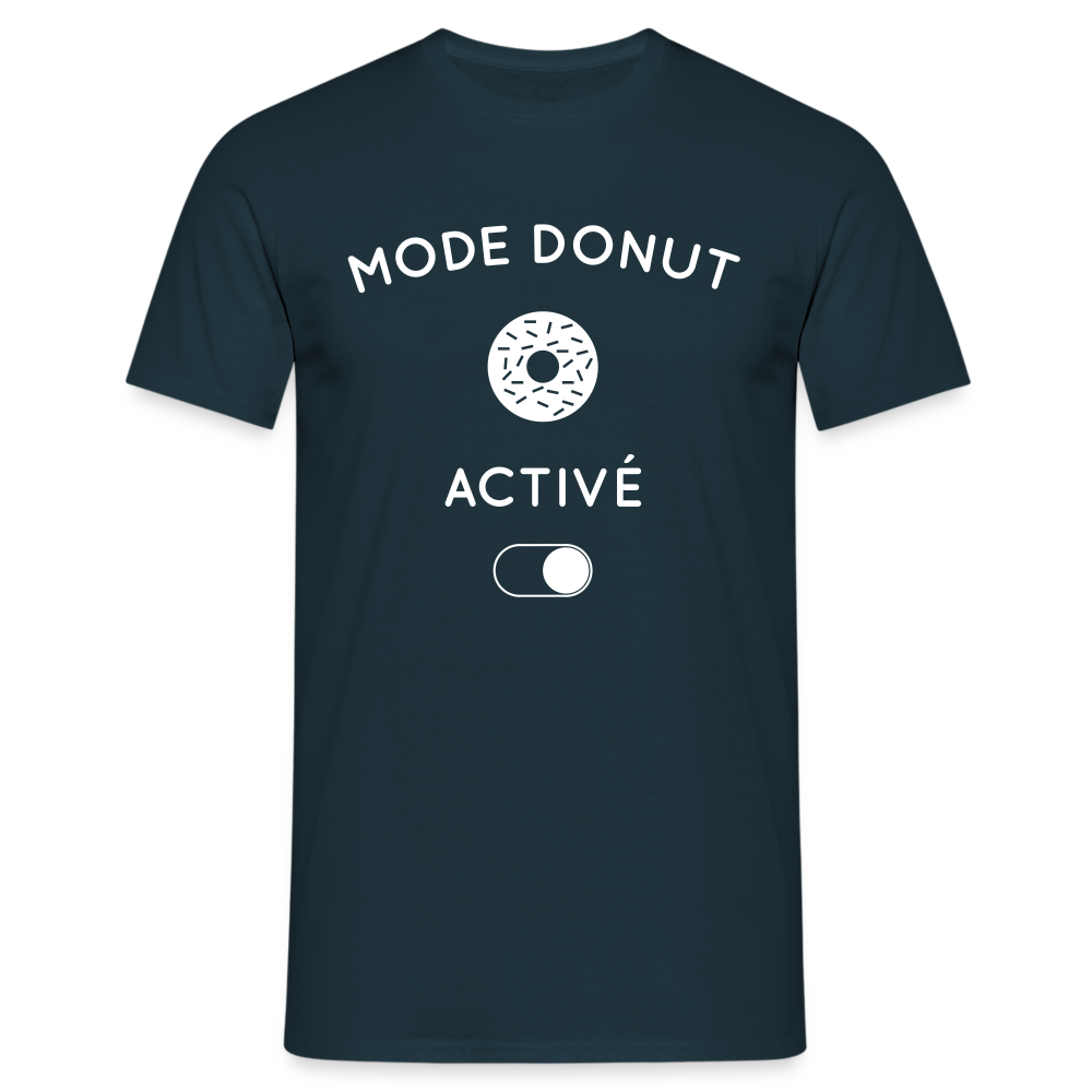 T-shirt Homme - Mode donut activé - marine