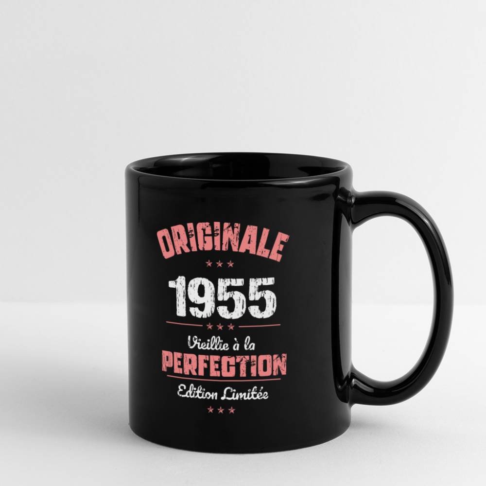 Mug uni - Anniversaire 70 Ans - Originale 1955 - noir