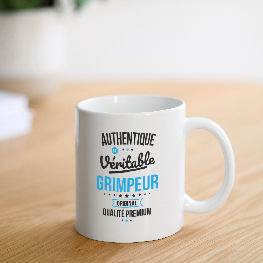 Mug blanc - Authentique et véritable Grimpeur - blanc