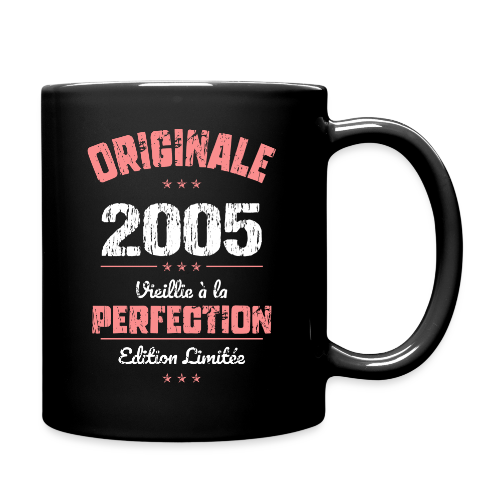 Mug uni - Anniversaire 20 Ans - Originale 2005 - noir