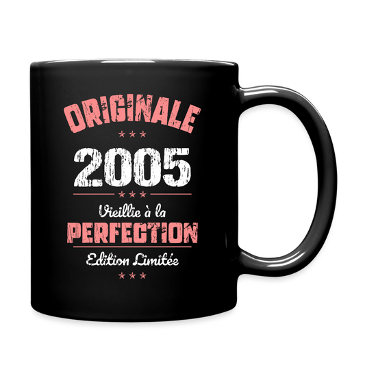 Mug uni - Anniversaire 20 Ans - Originale 2005 - noir