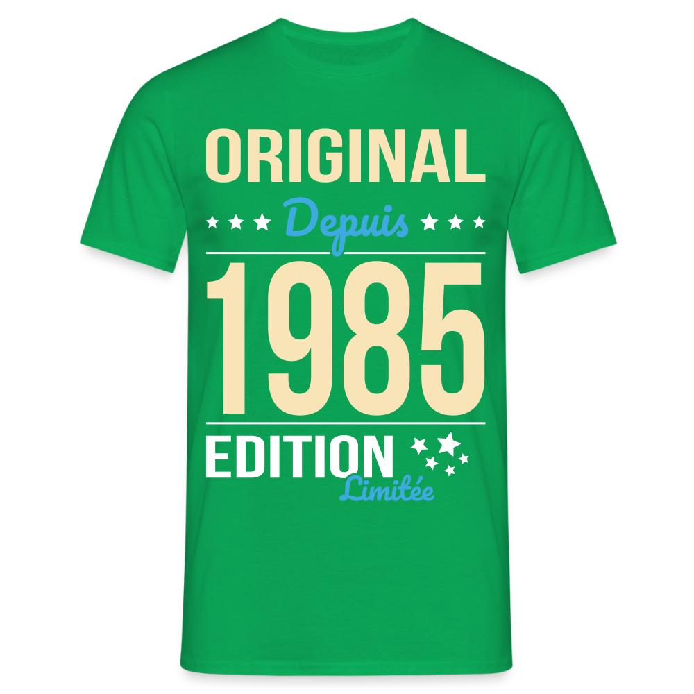 T-shirt Homme - Anniversaire 40 Ans - Original depuis 1985 - vert