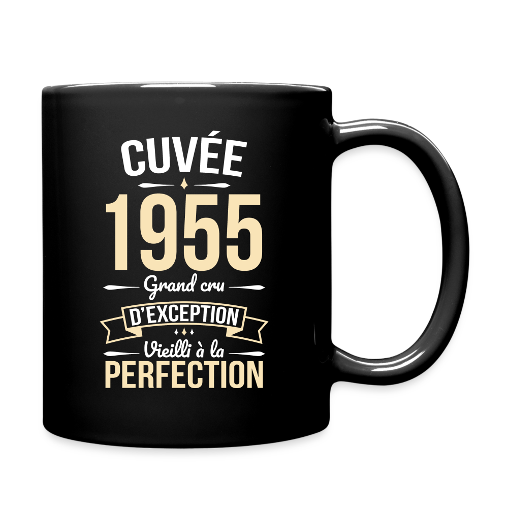 Mug uni - Anniversaire 70 Ans - Cuvée 1955 - noir