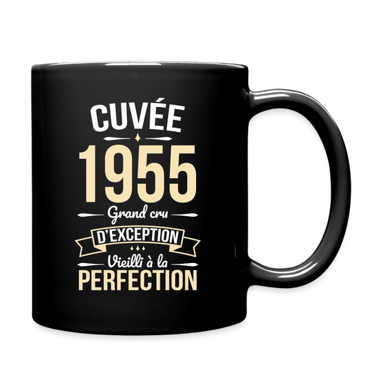 Mug uni - Anniversaire 70 Ans - Cuvée 1955 - noir