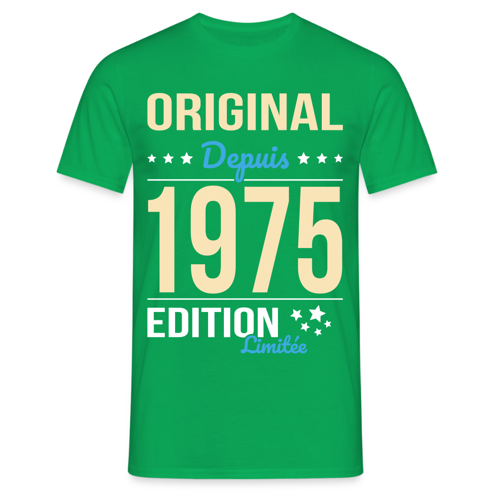 T-shirt Homme - Anniversaire 50 Ans - Original depuis 1975 - vert