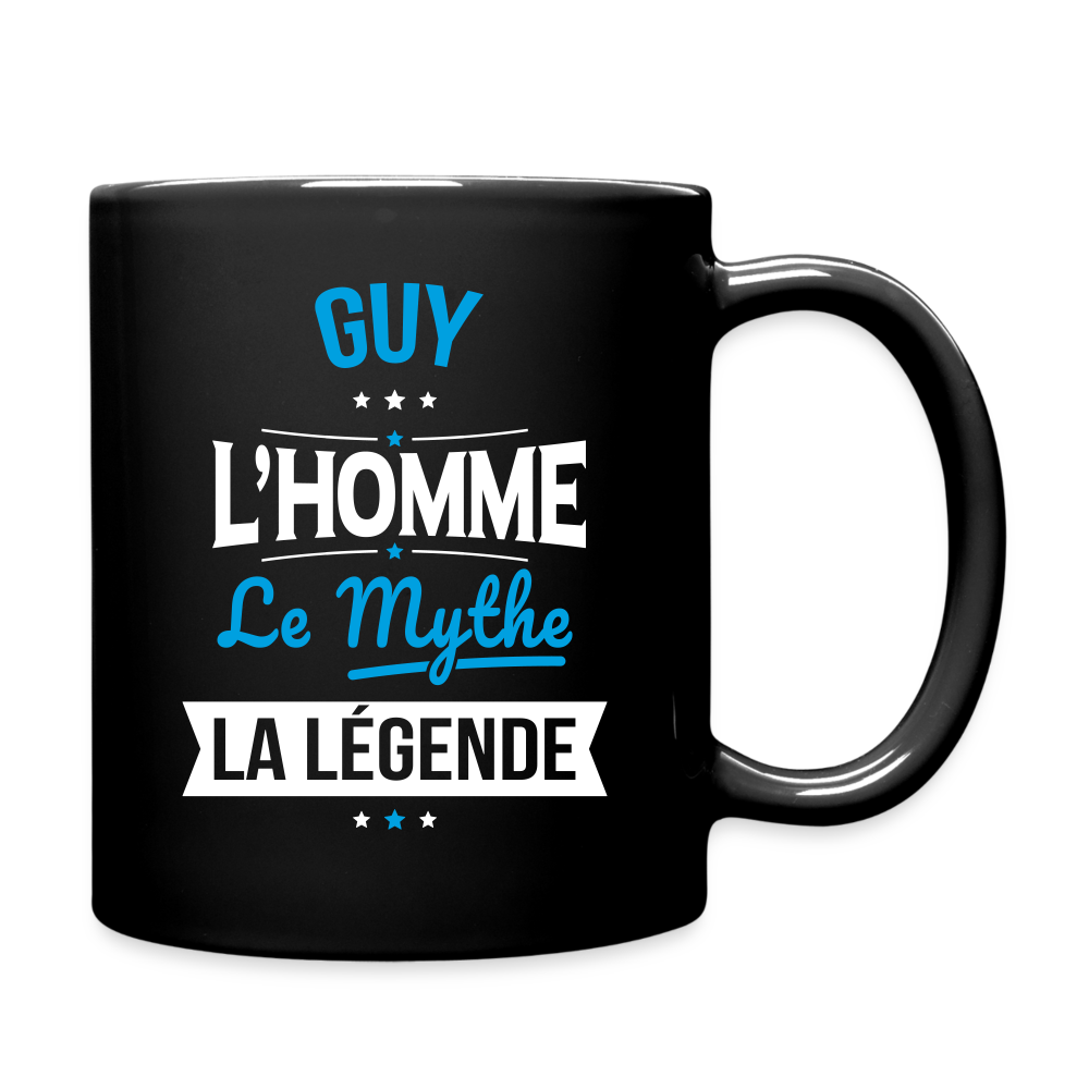 Mug uni - Guy - l'Homme - le Mythe - la Légende - noir