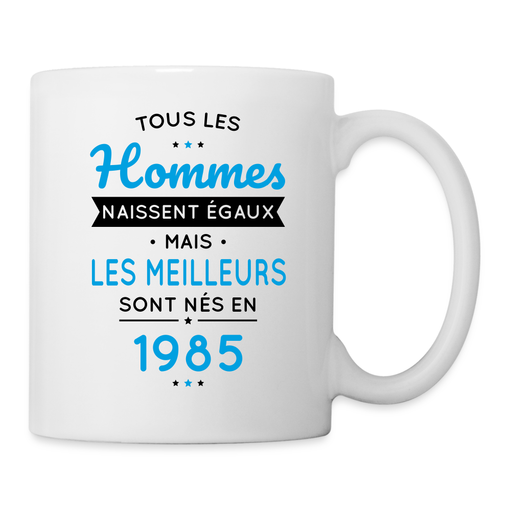 Mug blanc - Anniversaire 40 Ans - Les meilleurs sont nés en 1985 - blanc