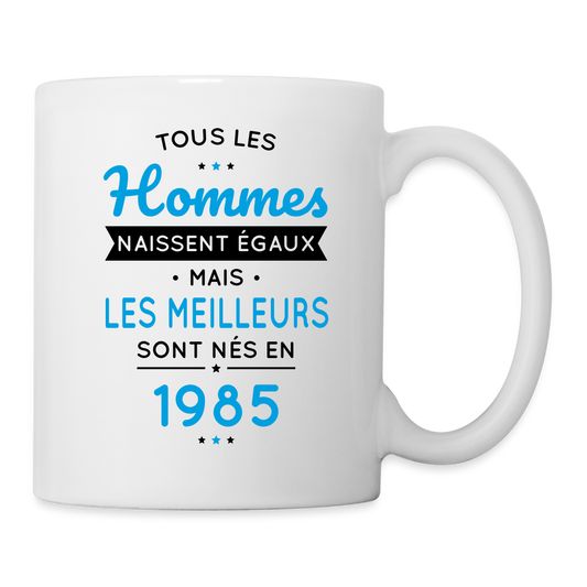 Mug blanc - Anniversaire 40 Ans - Les meilleurs sont nés en 1985 - blanc