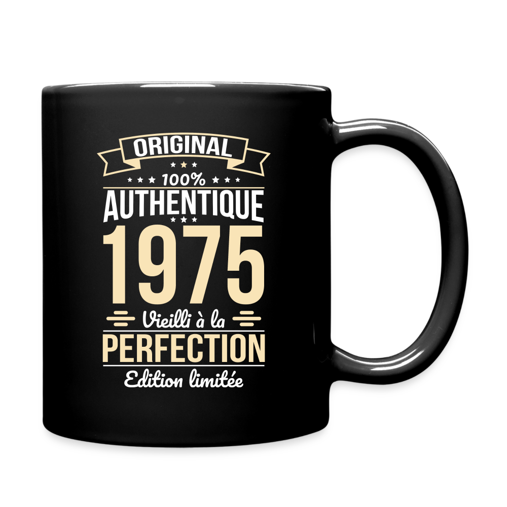 Mug uni - Anniversaire 50 Ans - Original 1975 - noir