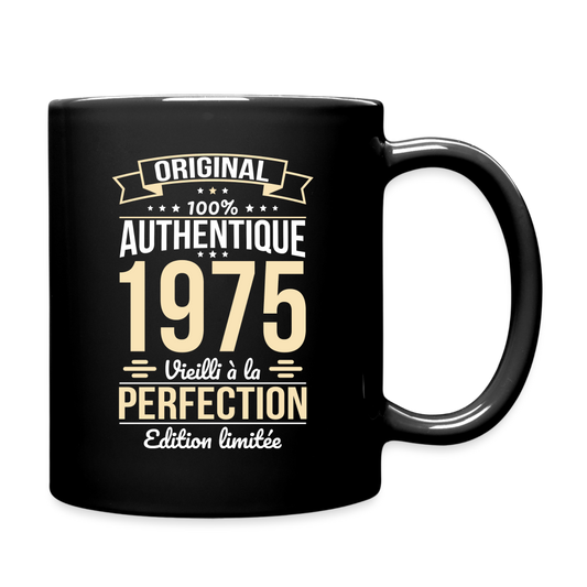 Mug uni - Anniversaire 50 Ans - Original 1975 - noir