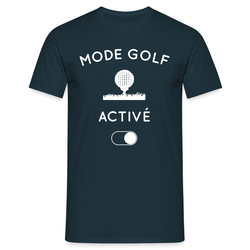 T-shirt Homme - Mode golf activé - marine