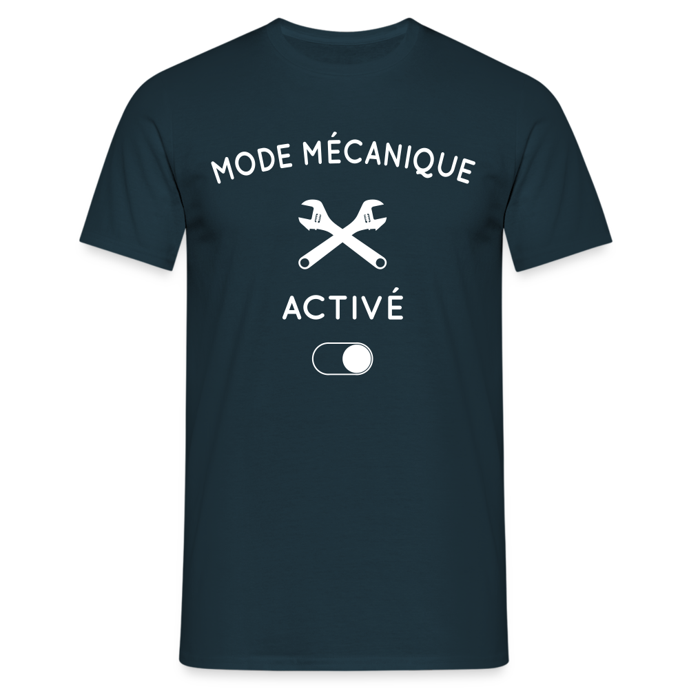 T-shirt Homme - Mode mécanique activé - marine