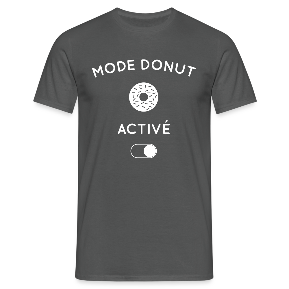 T-shirt Homme - Mode donut activé - charbon