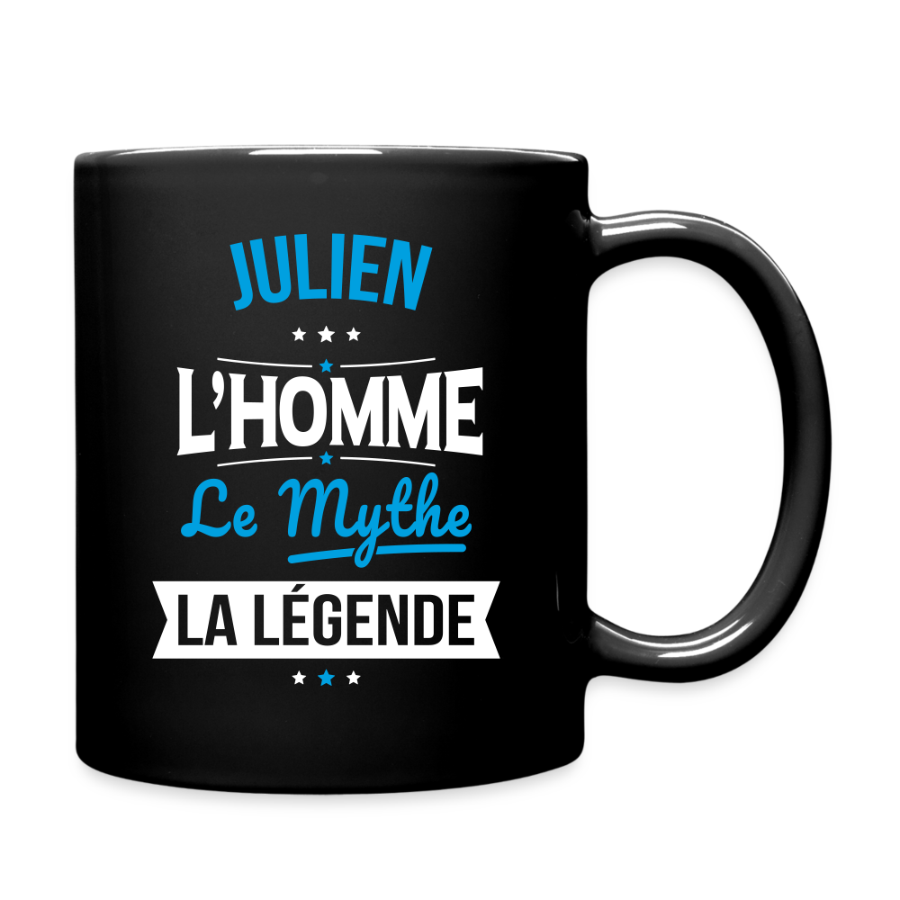 Mug uni - Julien - l'Homme - le Mythe - la Légende - noir