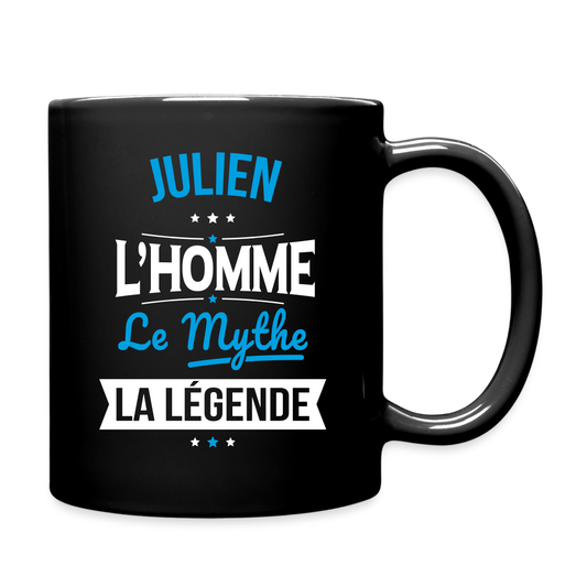 Mug uni - Julien - l'Homme - le Mythe - la Légende - noir