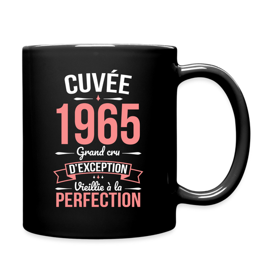 Mug uni - Anniversaire 60 Ans - Cuvée 1965 - noir