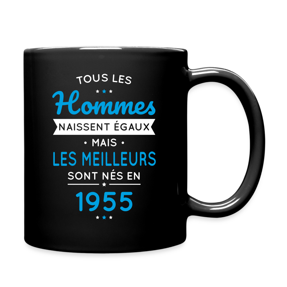 Mug uni - Anniversaire 70 Ans - Les meilleurs sont nés en 1955 - noir