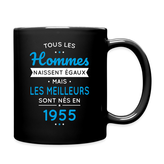 Mug uni - Anniversaire 70 Ans - Les meilleurs sont nés en 1955 - noir