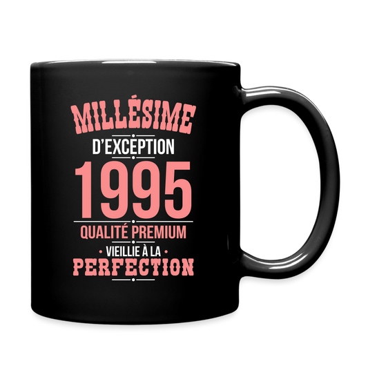 Mug uni - Anniversaire 30 Ans - Millésime 1995 - noir