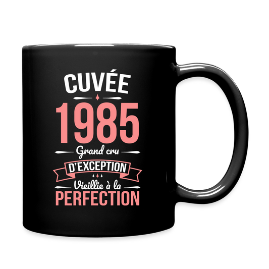 Mug uni - Anniversaire 40 Ans - Cuvée 1985 - noir