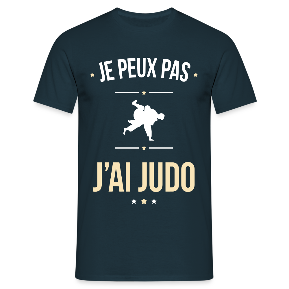 T-shirt Homme - Je peux pas j'ai Judo - marine