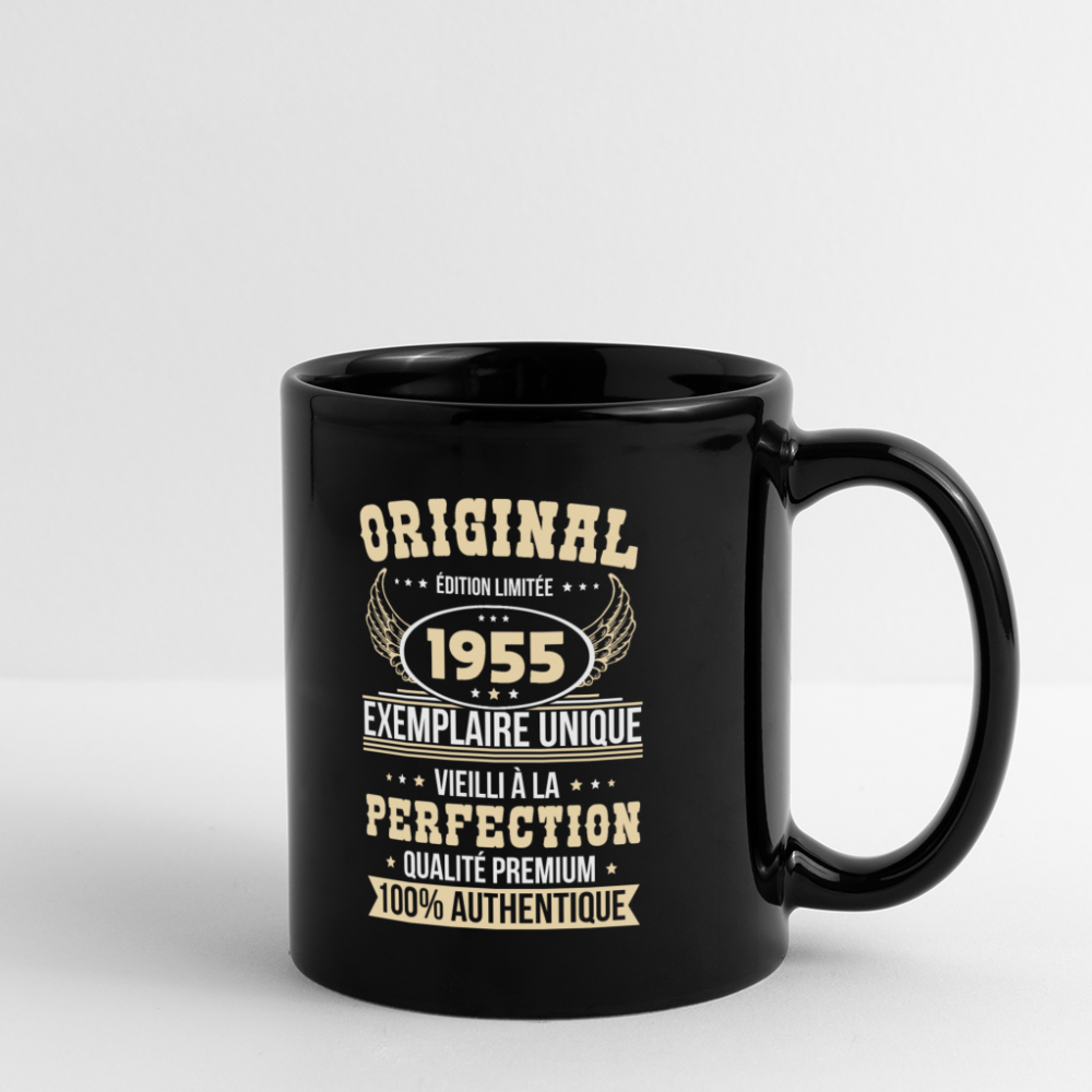 Mug uni - Anniversaire 70 Ans - Original 1955 - noir