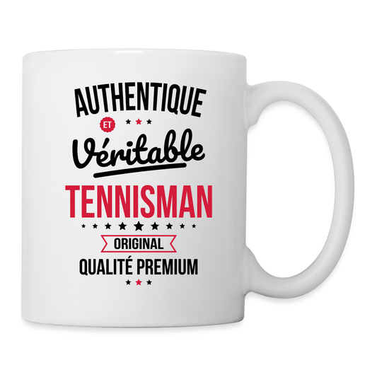 Mug blanc - Authentique et véritable Tennisman - blanc