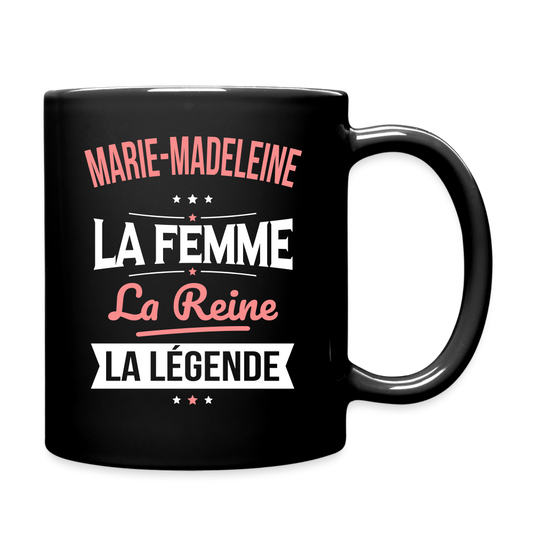 Mug uni - Marie-Madeleine - la Femme - la Reine - la Légende - noir