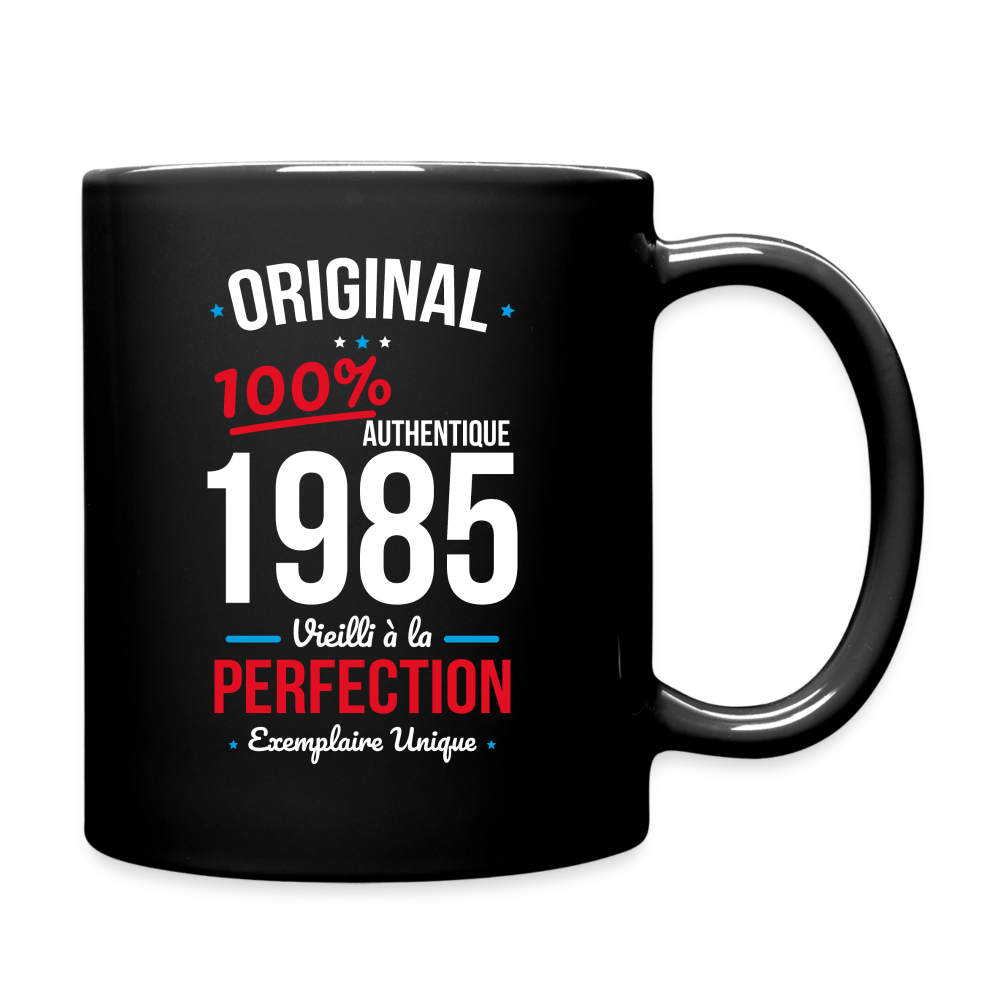 Mug uni - Anniversaire 40 Ans - Original 1985 - noir