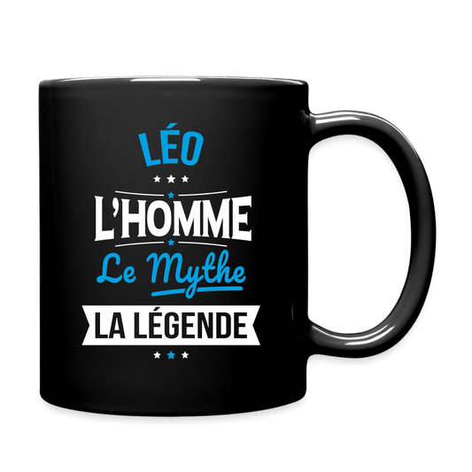 Mug uni - Léo - l'Homme - le Mythe - la Légende - noir