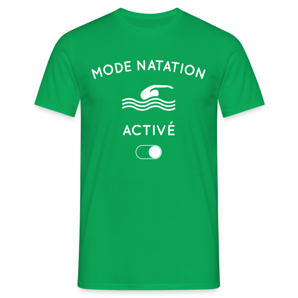 T-shirt Homme - Mode natation activé - vert