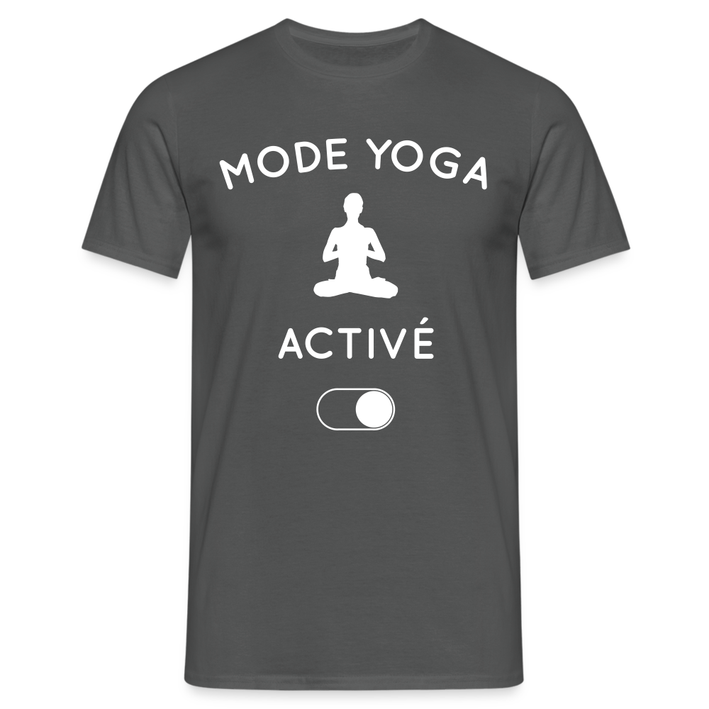 T-shirt Homme - Mode yoga activé - charbon