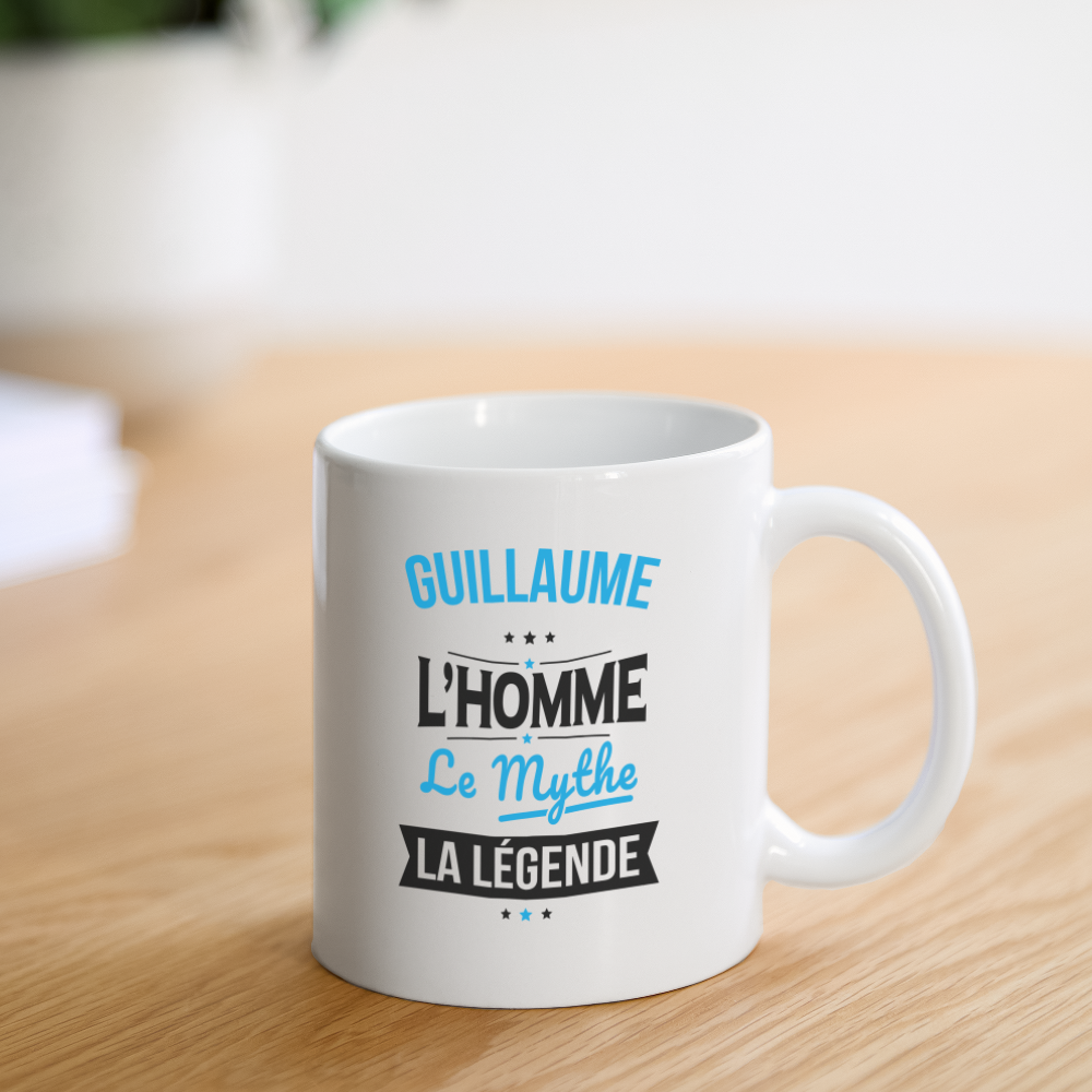 Mug blanc - Guillaume - l'Homme - le Mythe - la Légende - blanc