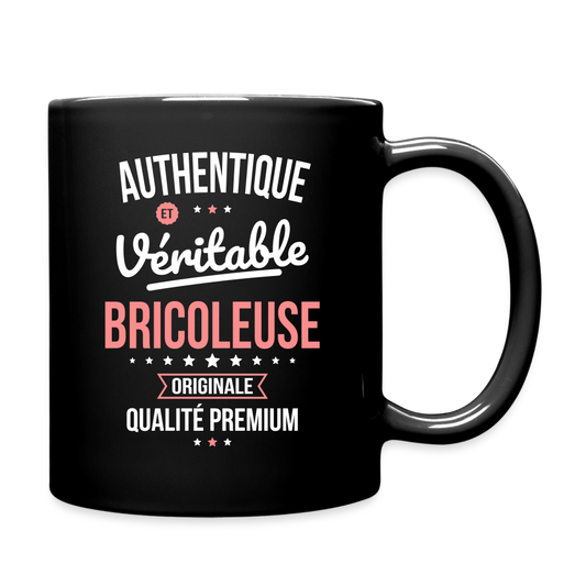 Mug uni - Authentique et véritable Bricoleuse - noir