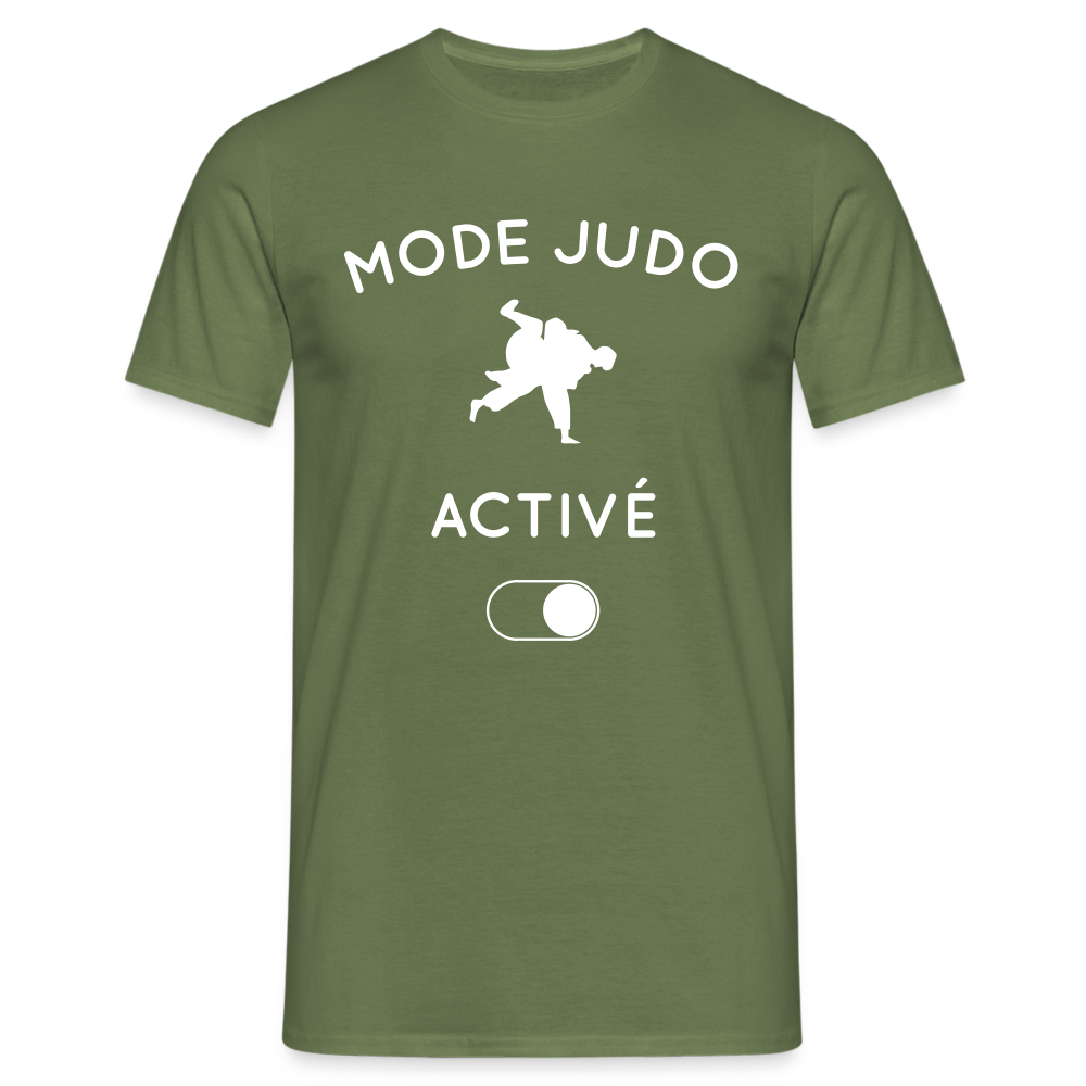 T-shirt Homme - Mode judo activé - vert militaire