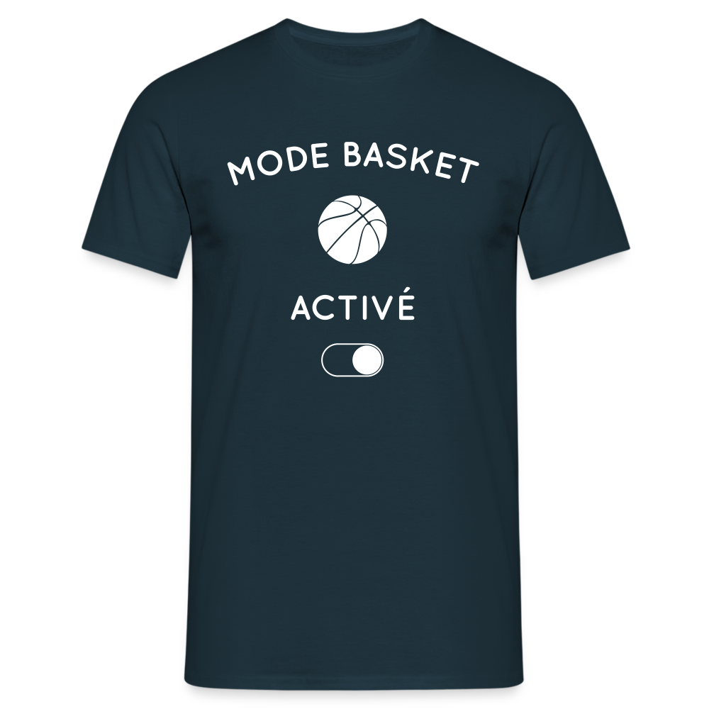 T-shirt Homme - Mode basket activé - marine