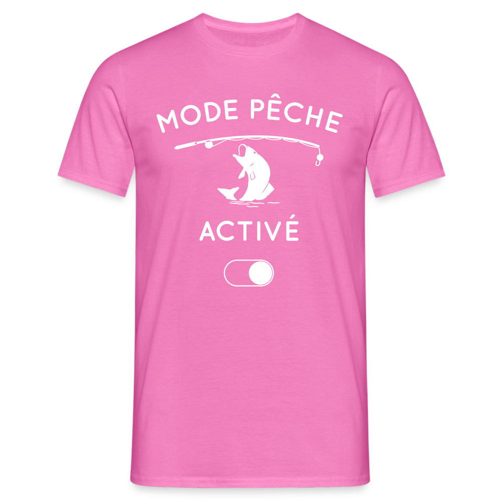 T-shirt Homme - Mode pêche activé - rose