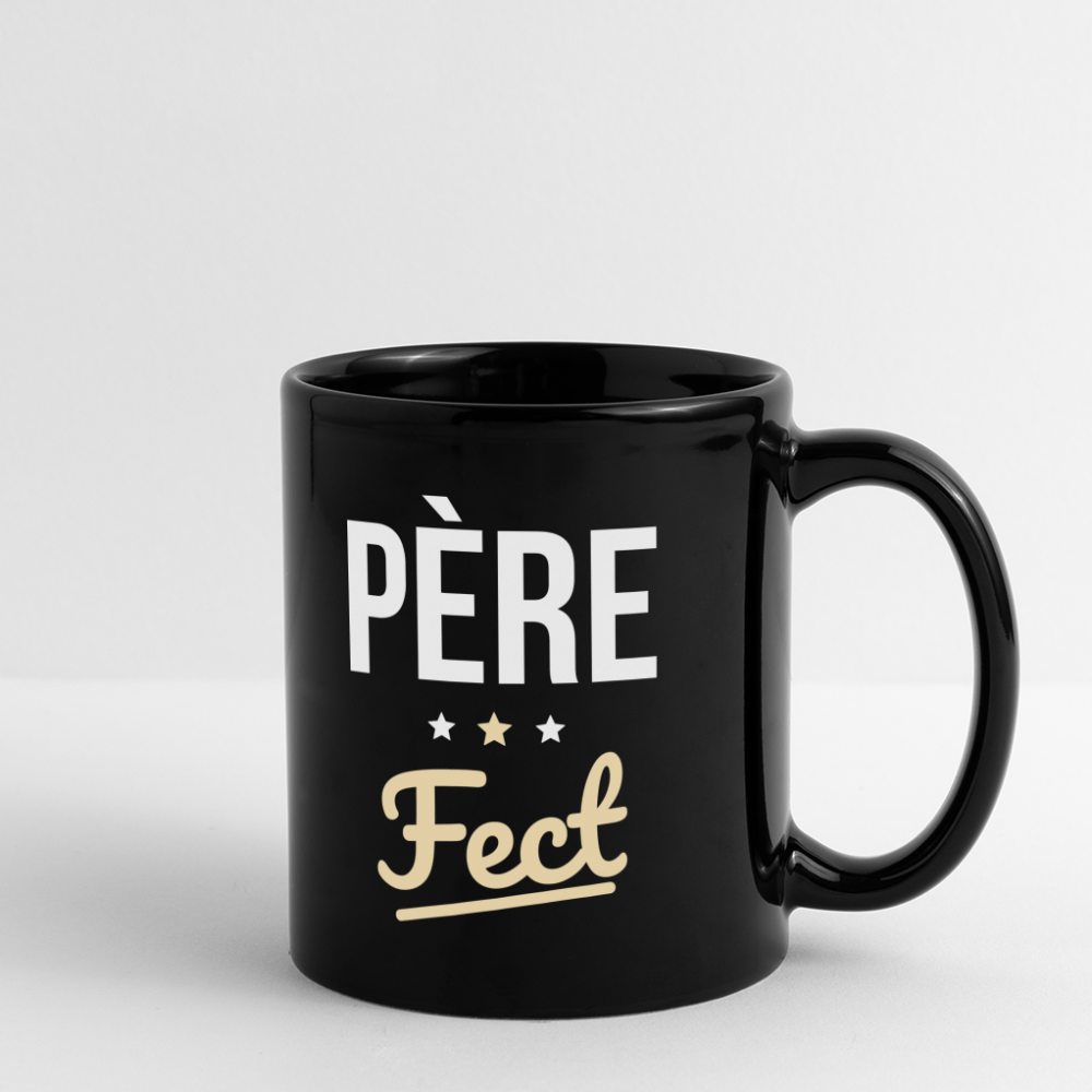 Mug uni - Père-Fect - Fête des Pères - noir