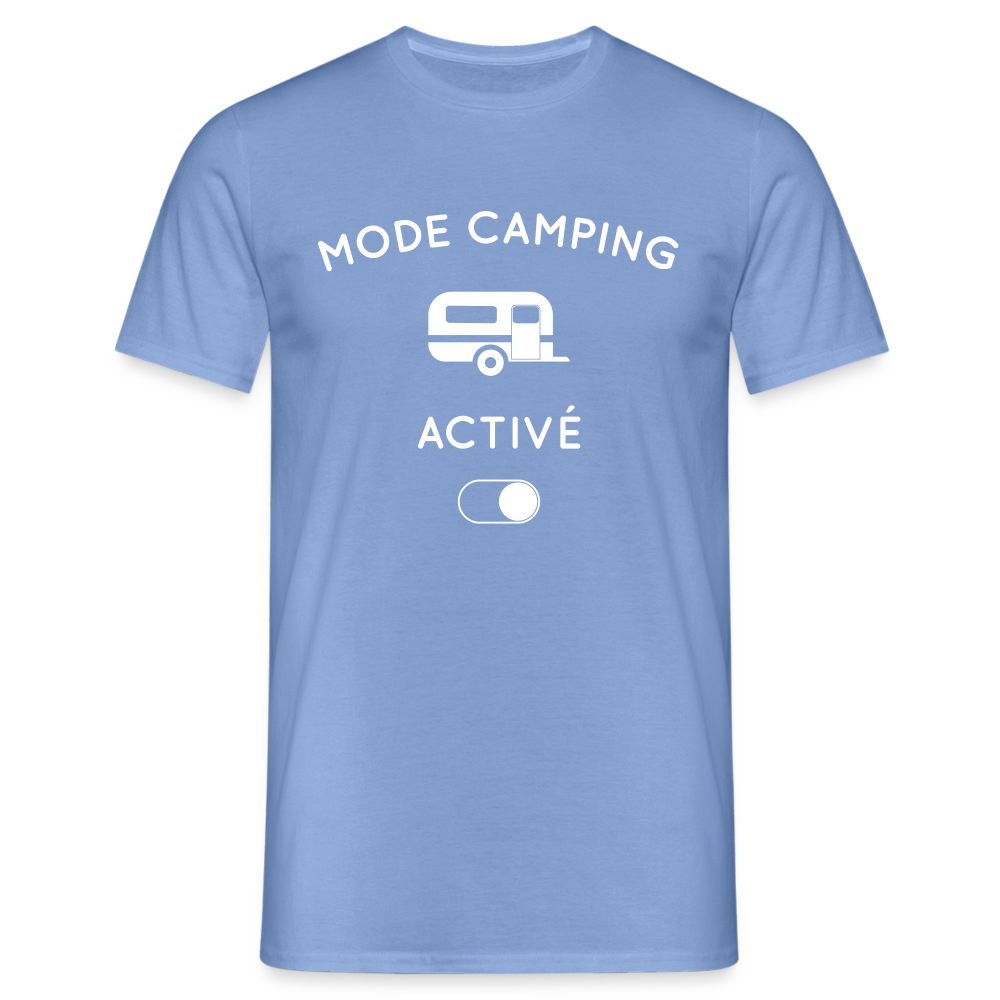 T-shirt Homme - Mode camping activé - carolina blue