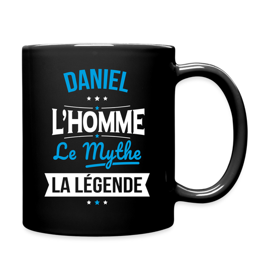 Mug uni - Daniel - l'Homme - le Mythe - la Légende - noir