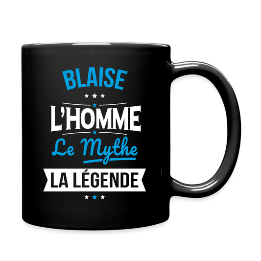 Mug uni - Blaise - l'Homme - le Mythe - la Légende - noir