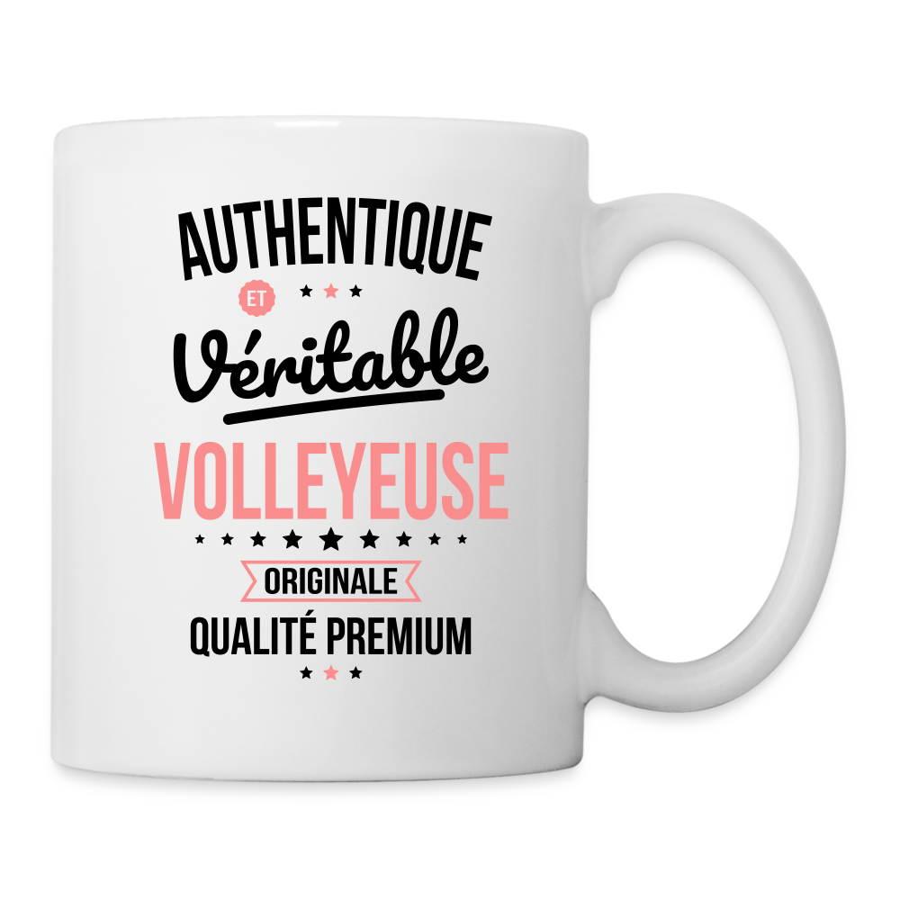 Mug blanc - Authentique et véritable Volleyeuse - blanc