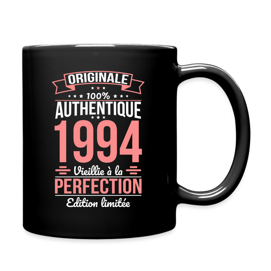 Mug uni - Anniversaire 31 Ans - Originale 1994 - noir